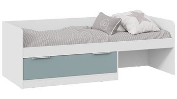 1-спальная детская кровать Марли Тип 1 (Белый/Серо-голубой) в Твери