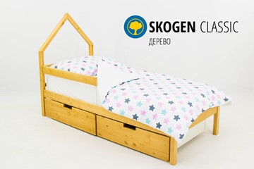 Кровать-домик детская мини Skogen дерево в Твери