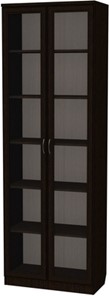Шкаф со стеклянными дверцами 224, цвет Венге в Твери