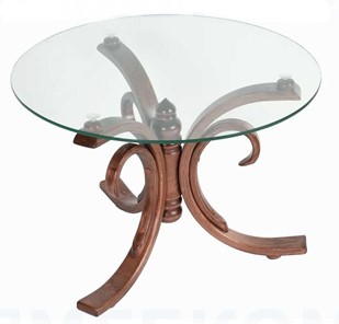 Стеклянный столик СЖ 5 средний тон/стекло в Твери