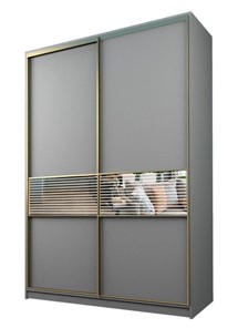 Шкаф 2-х дверный MAX МШ-23-6-16-33, Профиль Золото/Цвет Серый в Твери