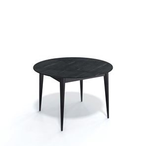 Раздвижной стол Kenner W1200 (Черный/Мрамор серый) в Твери