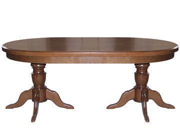Деревянный стол на кухню 2,0(2,5)х1,1 на двух тумбах, (нестандартная покраска) в Твери