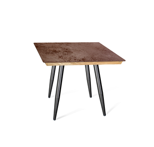 Керамический кухонный стол SHT-TU14 (4 шт.)/ТT8 60/60 (черный муар/прозрачный лак/коричневая сепия) в Твери