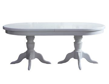 Стол обеденный овальный 3,0(3,5)х1,1 на двух тумбах, (стандартная покраска) в Твери