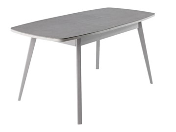 Кухонный стол раздвижной Артктур, Керамика, grigio серый, 51 диагональные массив серый в Твери