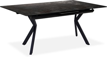 Кухонный стол раскладной Бордо 3CX 180х95 (Oxide Nero/Графит) в Твери