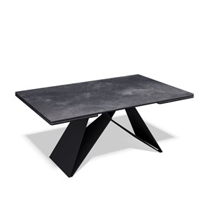 Керамический кухонный стол KB1400, черный/керамика черная в Твери
