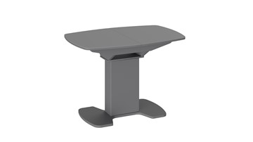 Стеклянный обеденный стол Портофино (СМ(ТД)-105.01.11(1)), цвет Серое/Стекло серое матовое LUX в Твери