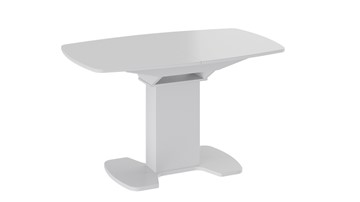 Стеклянный стол Портофино (СМ(ТД)-105.02.11(1)), цвет Белый глянец/Стекло белое в Твери