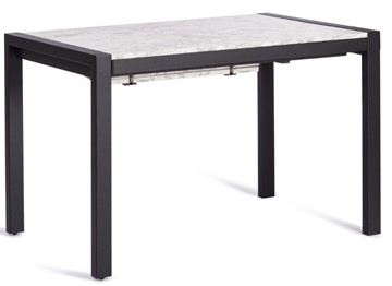 Обеденный раздвижной стол SVAN (mod. 1011) ЛДСП+меламин/металл, 120+67х74х75, сосна/чёрный арт.19490 в Твери