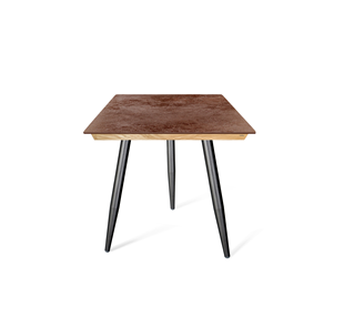 Керамический кухонный стол SHT-TU14 (3 шт.)/ТT8 60/60 (черный муар/прозрачный лак/коричневая сепия) в Твери