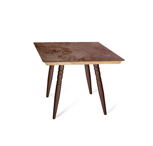 Обеденный стол SHT-TU15 (4 шт.)/ТT8 60/60 (медный металлик/прозрачный лак/коричневая сепия) в Твери
