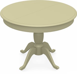 Круглый стол на кухню Леонардо-1 исп. Круг 820, тон 10 (Морилка/Эмаль) в Твери