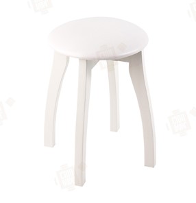Обеденный стул Луго, аттика белый, каркас массив белый в Твери