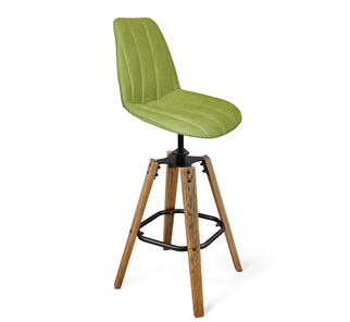 Барный стул SHT-ST29-C1/S93 (оливковый/брашированный коричневый/черный муар) в Твери