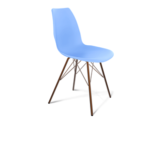 Обеденный стул SHT-ST29/S37 (голубой pan 278/медный металлик) в Твери