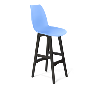 Барный стул SHT-ST29/S65 (голубой pan 278/венге) в Твери