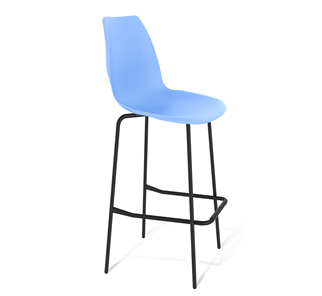Барный стул SHT-ST29/S29 (голубой pan 278/черный муар) в Твери