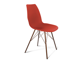 Кухонный стул SHT-ST29/S37 (красный ral 3020/медный металлик) в Твери
