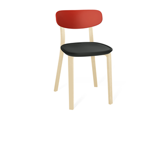 Кухонный стул Sheffilton SHT-ST85-2/SB85-2/S85 (красный/черный/бежевый ral1013) в Твери