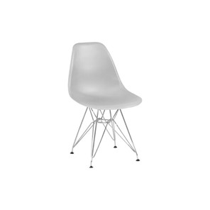 Обеденный стул derstuhl DSL 110 Chrom (светло-серый) в Твери