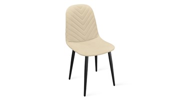 Обеденный стул Шерри К1С (Черный муар/Велюр Confetti Cream) в Твери