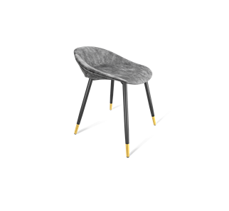 Обеденный стул SHT-ST19-SF1 / SHT-S95-1 (дымный/черный муар/золото) в Твери