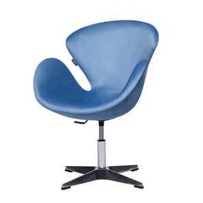 Компьютерное кресло Беннет-2, Микровелюр голубой в Твери