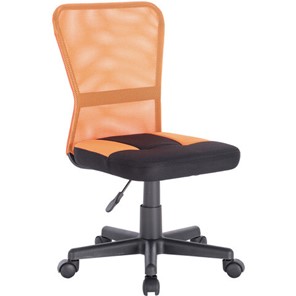 Кресло компьютерное Brabix Smart MG-313 (без подлокотников, комбинированное, черное/оранжевое) 531844 в Твери