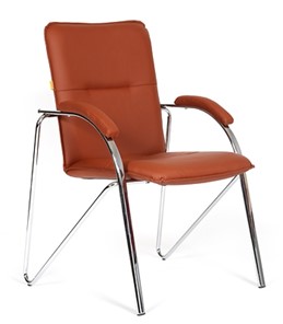 Кресло CHAIRMAN 850 Экокожа Terra 111 коричневая в Твери