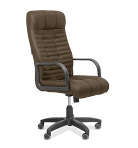 Офисное кресло Атлант, экокожа премиум / коричневая CN1116 в Твери
