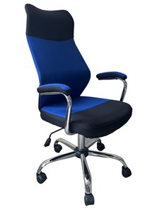 Кресло офисное C168 черный/синий в Твери