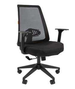 Кресло компьютерное CHAIRMAN 535 LT Сетчатый акрил черный / Полиэстер черный в Твери
