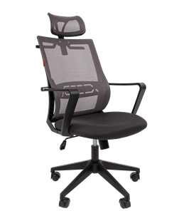 Компьютерное кресло CHAIRMAN 545 сетка/ткань серый в Твери