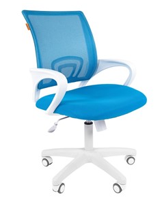 Кресло CHAIRMAN 696 white, tw12-tw04 голубой в Твери