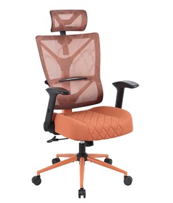Кресло компьютерное CHAIRMAN CH566 сетчатый акрил оранжевый / полиэстер оранжевый в Твери