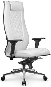 Кресло офисное МЕТТА L 1m 50M/2D Infinity Easy Clean мультиблок, нижняя часть 17839 белый в Твери