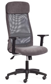 Компьютерное кресло PROFIT PLT флок/ткань, серый, 29/W-12, арт.20537 в Твери