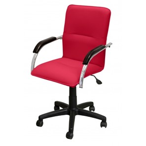 Компьютерное кресло Самба-лифт СРП-034 Люкс красный/венге в Твери