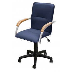 Кресло офисное Самба-лифт СРП-034 Люкс синий/бук в Твери