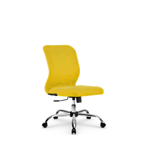 Кресло компьютерное SU-Mr-4/подл.000/осн.003 желтый в Твери