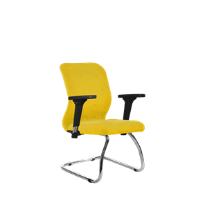 Кресло офисное SU-Mr-4/подл.200/осн.007 желтый в Твери