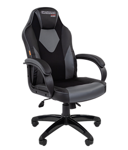 Кресло компьютерное CHAIRMAN GAME 17, цвет черный / серый в Твери
