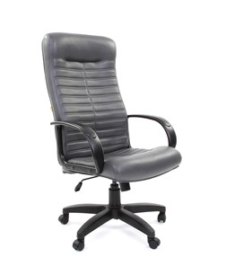 Кресло офисное CHAIRMAN 480 LT, экокожа, цвет серый в Твери