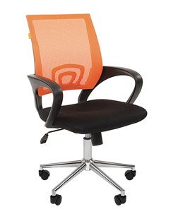 Офисное кресло CHAIRMAN 696 CHROME Сетка TW-66 (оранжевый) в Твери