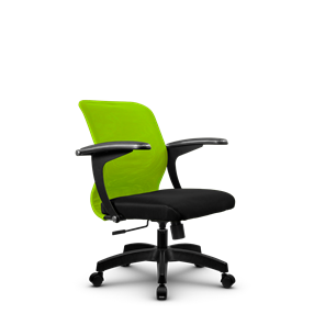 Офисное кресло SU-M-4/подл.160/осн.001, Зеленый/Черный в Твери