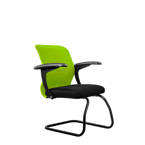 Офисный стул SU-M-4/подл.160/осн.008, Зеленый/Черный в Твери