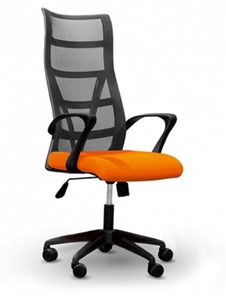 Кресло ДамОфис 5600, оранж/черное в Твери