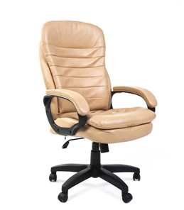 Офисное кресло CHAIRMAN 795 LT, экокожа, цвет бежевый в Твери